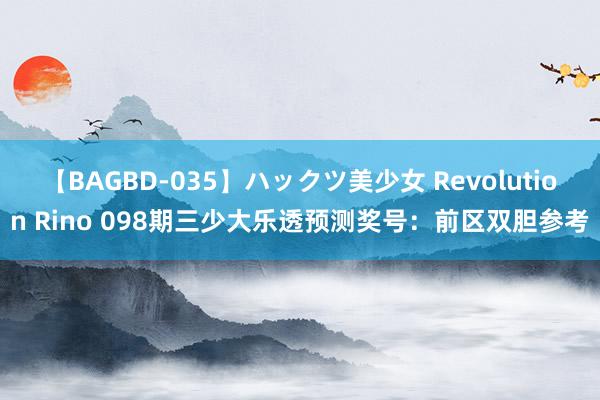 【BAGBD-035】ハックツ美少女 Revolution Rino 098期三少大乐透预测奖号：前区双胆参考